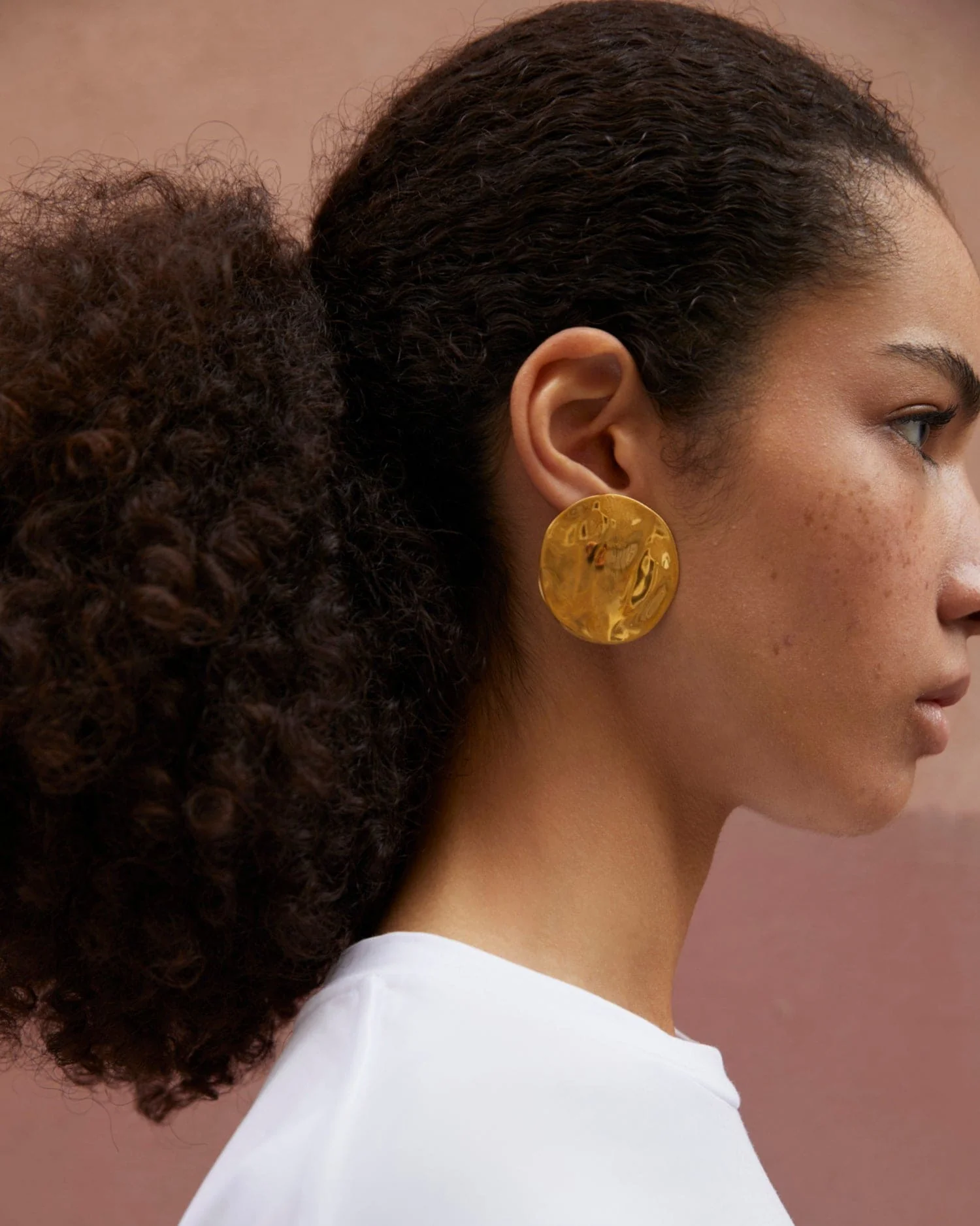 The Disc Earrings - Gold - Image 6
