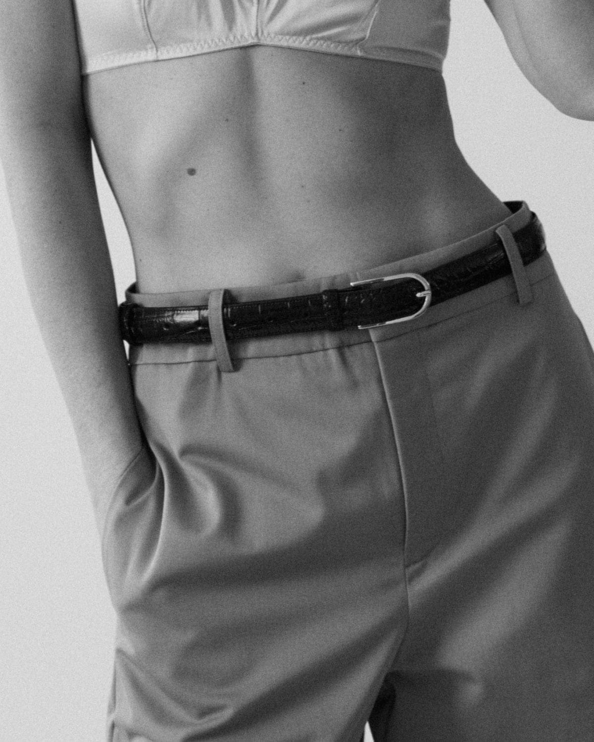 The Classic Belt - Black Croc - Image 4