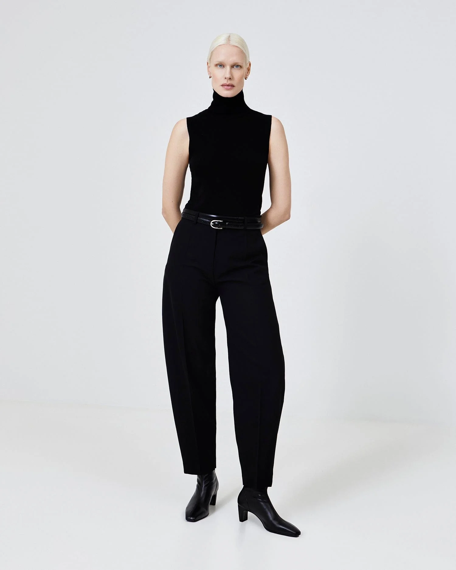 The Double Wrap Belt - Black - Image 4