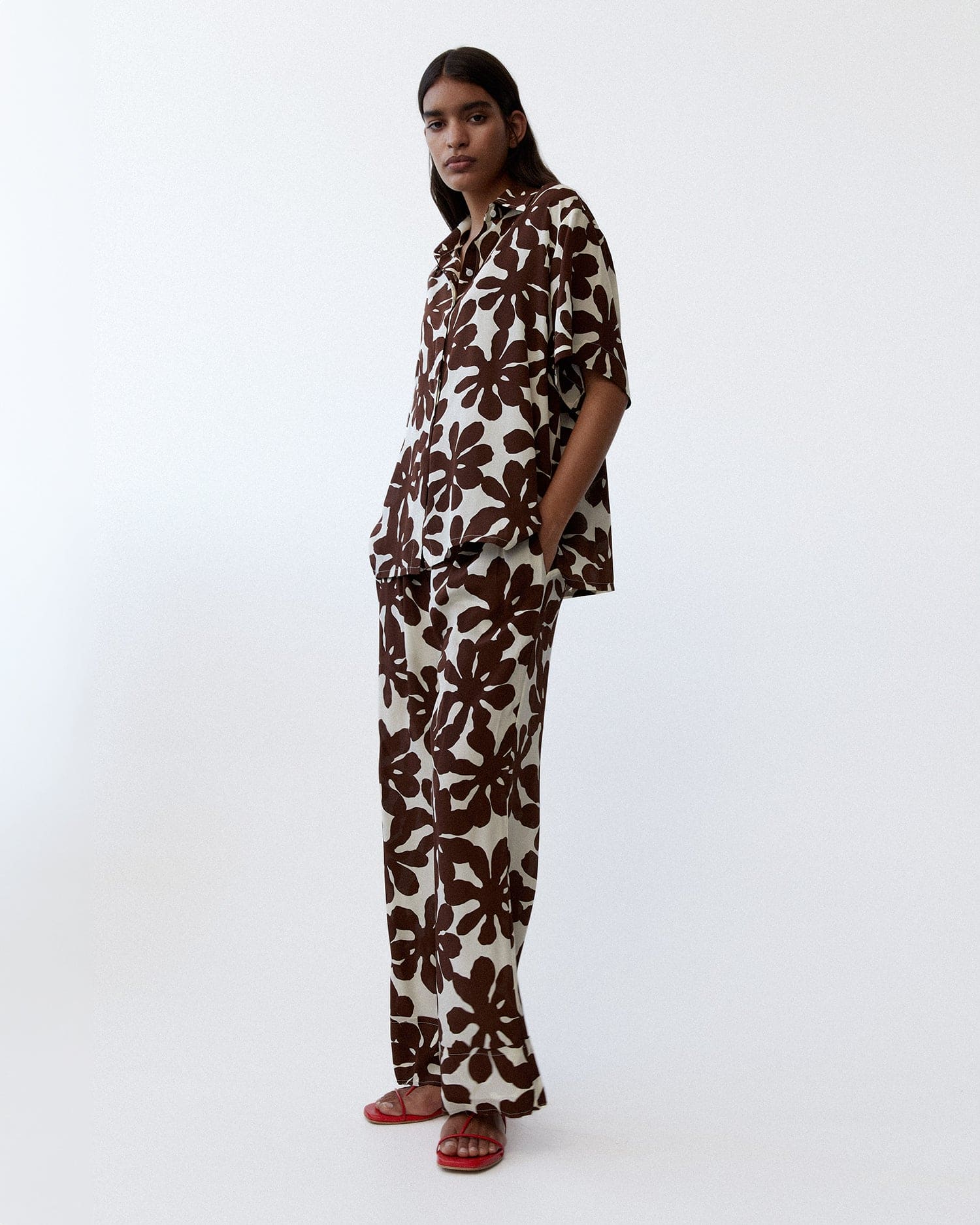 The Evening Sandal - Red - Image 4