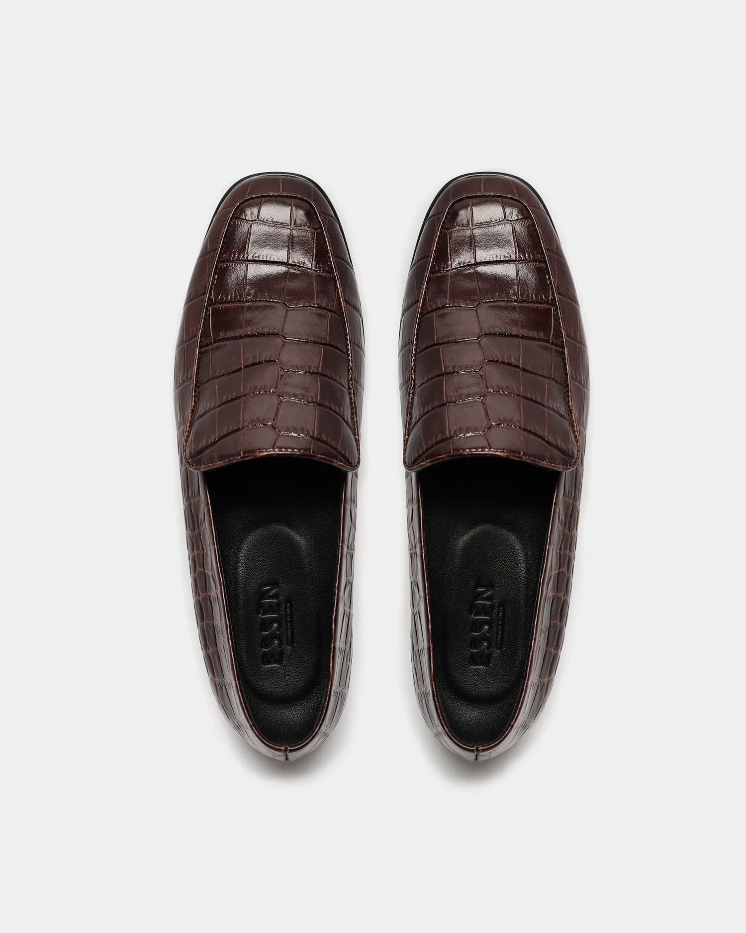 The Modern Moccasin - Brown Croc - Image 6