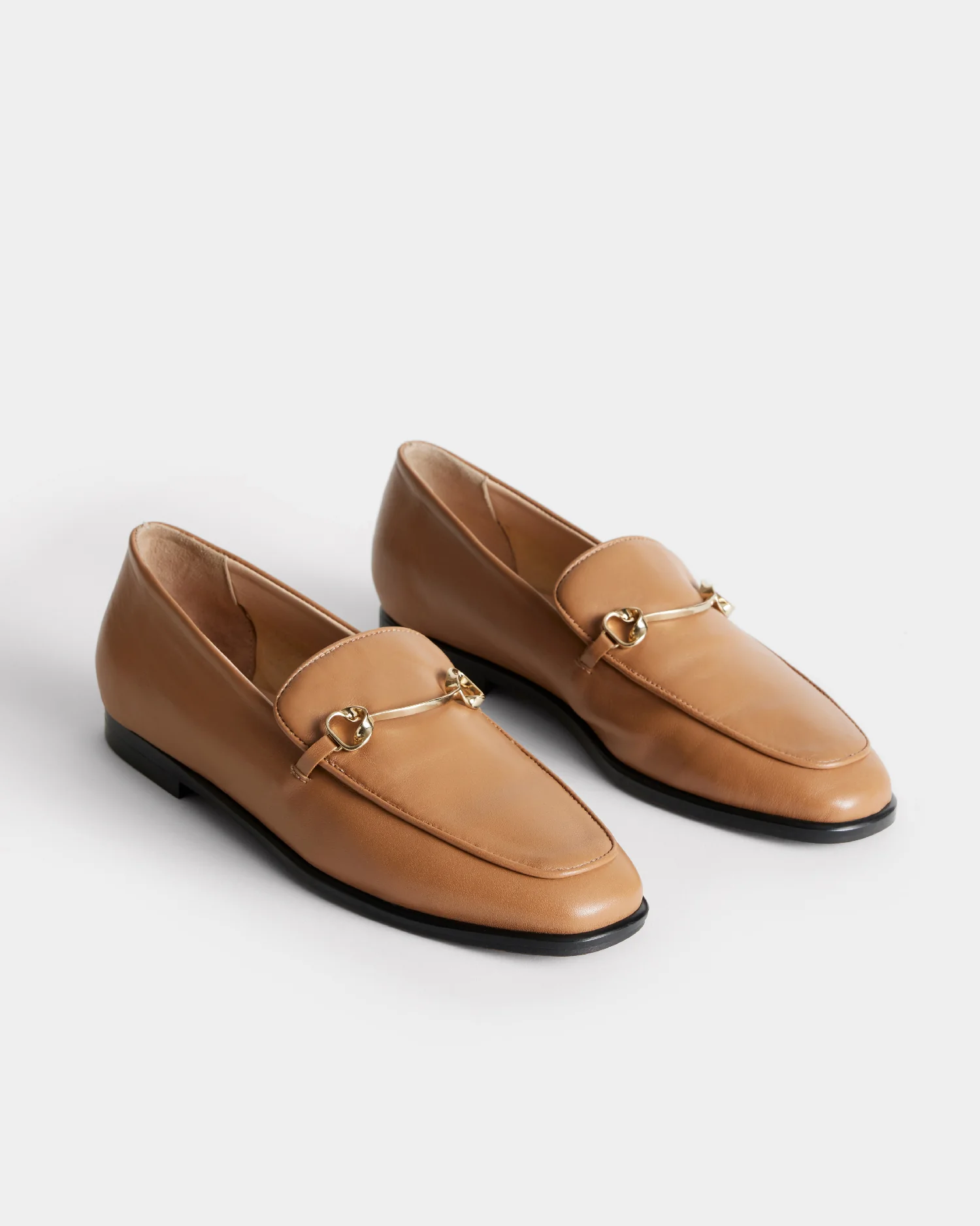 The Modern Moccasin - Tan with hardware - Image 3