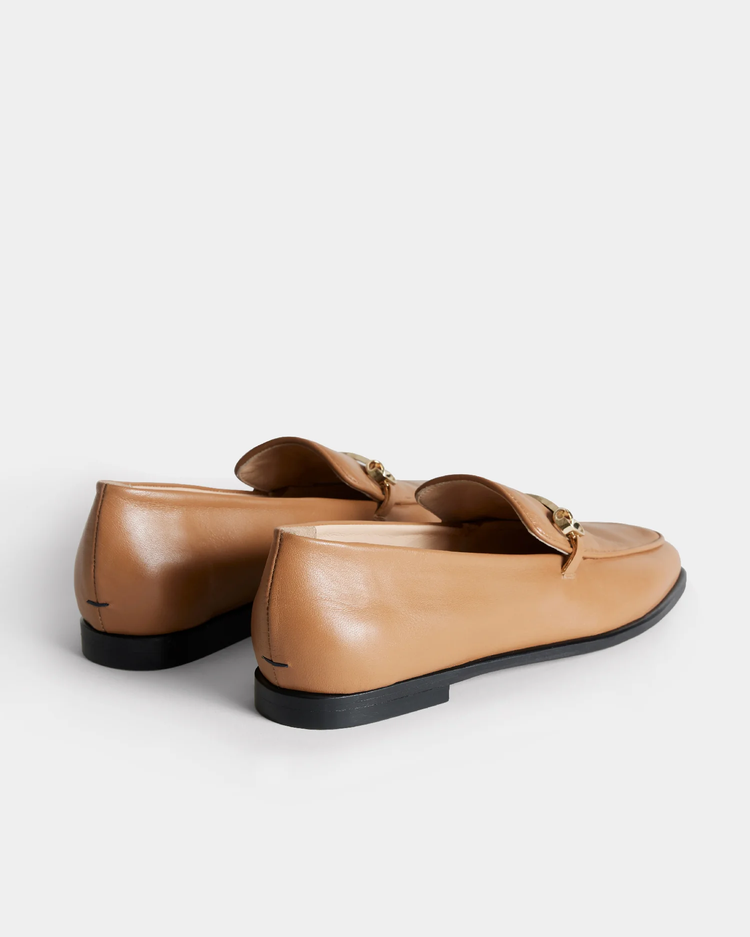 The Modern Moccasin - Tan with hardware - Image 4