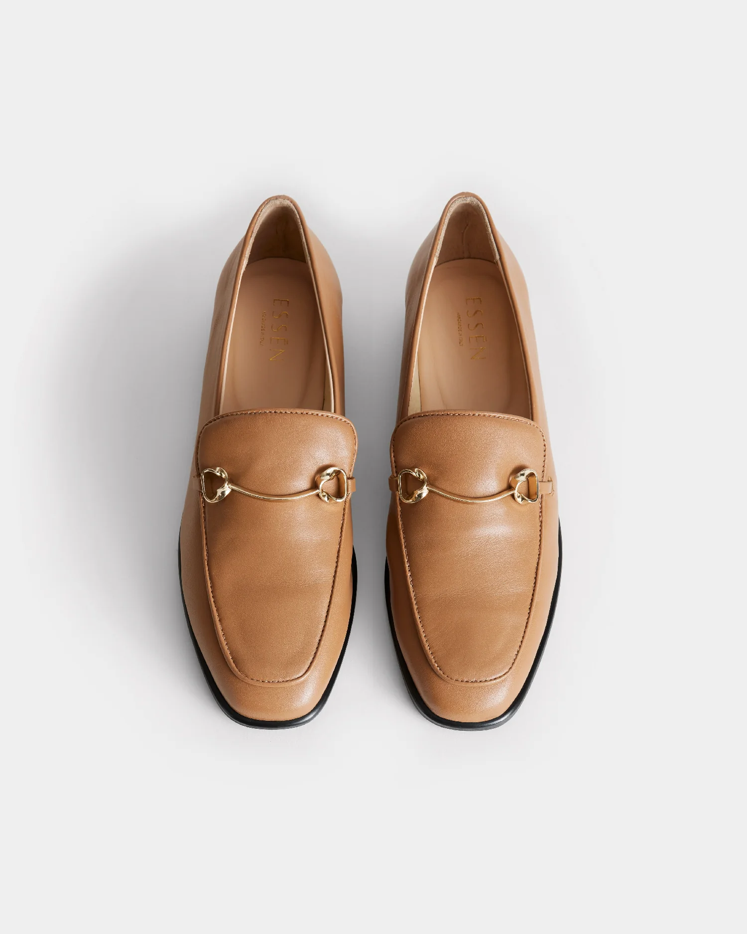 The Modern Moccasin - Tan with hardware - Image 5