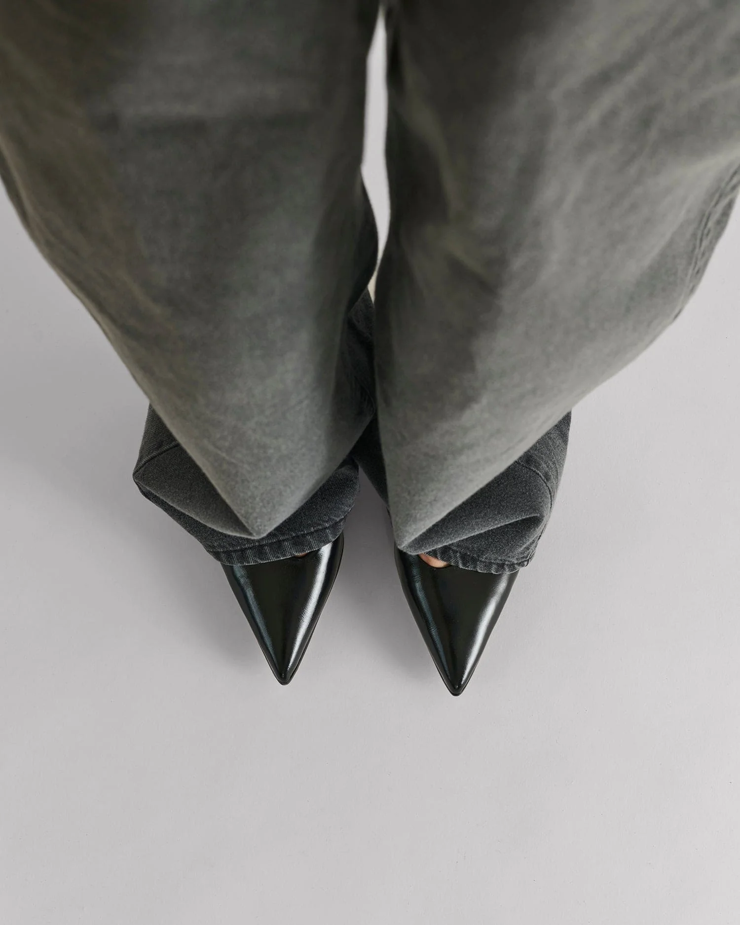 The Pointed Flat - Black Patent - Image 8