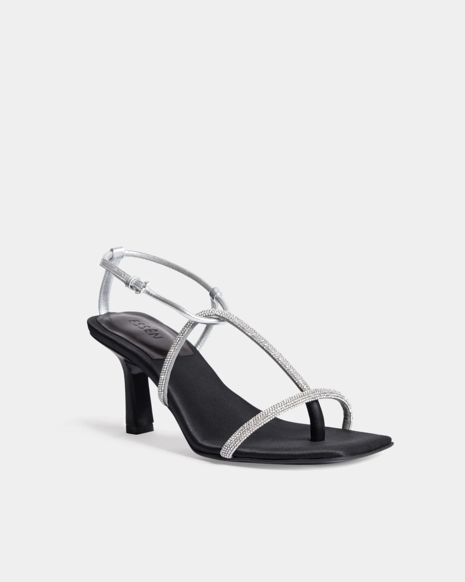 The Strappy Sandal - Crystal - Image 4
