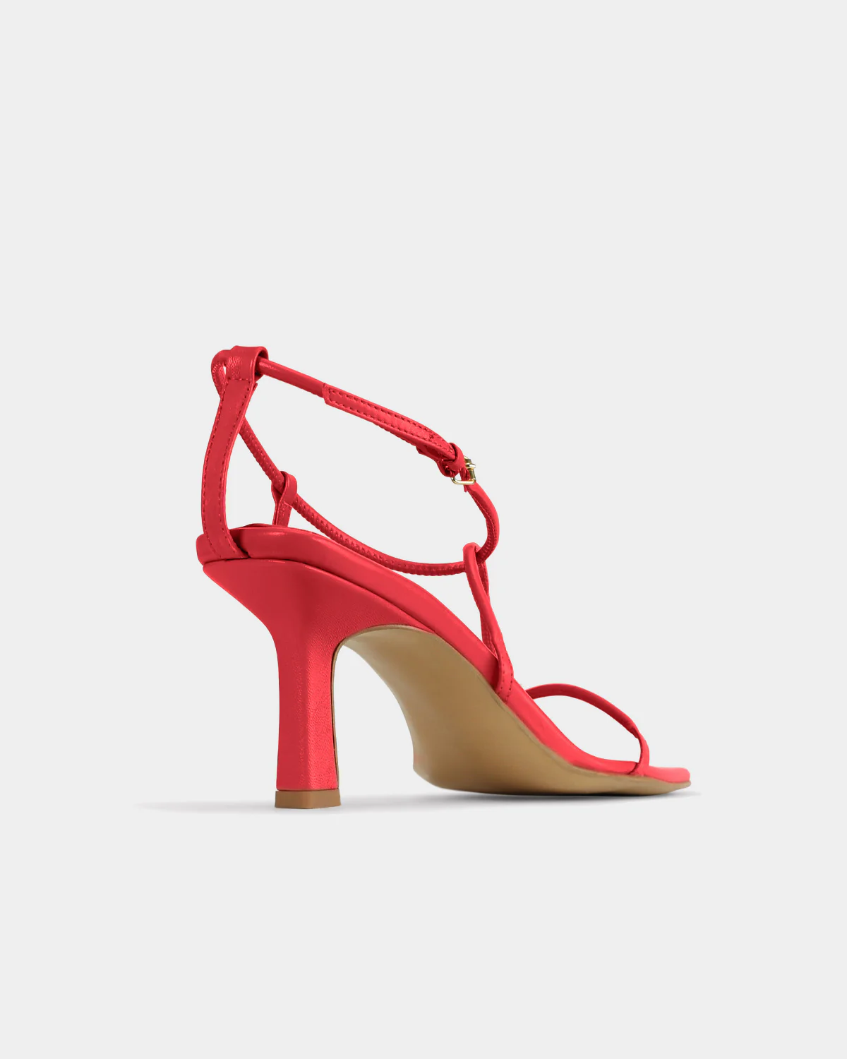 The Strappy Sandal - Red - Image 8